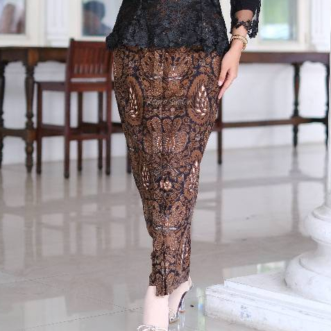 Jarik Instan Wiru - Jarik Plisket Bawahan Kebaya Motif Srikaton by Kanca Sinden