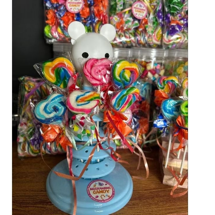 

Permen Lolipop LOVE diameter 4cm isi 20pcs GROSIR