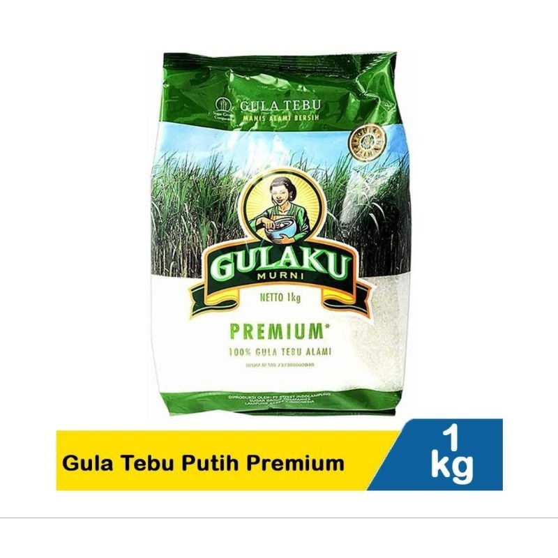 

GULAKU PUTIH PREMIUM Kemasan 1kg / Gula Pasir 1kg Murah Promo