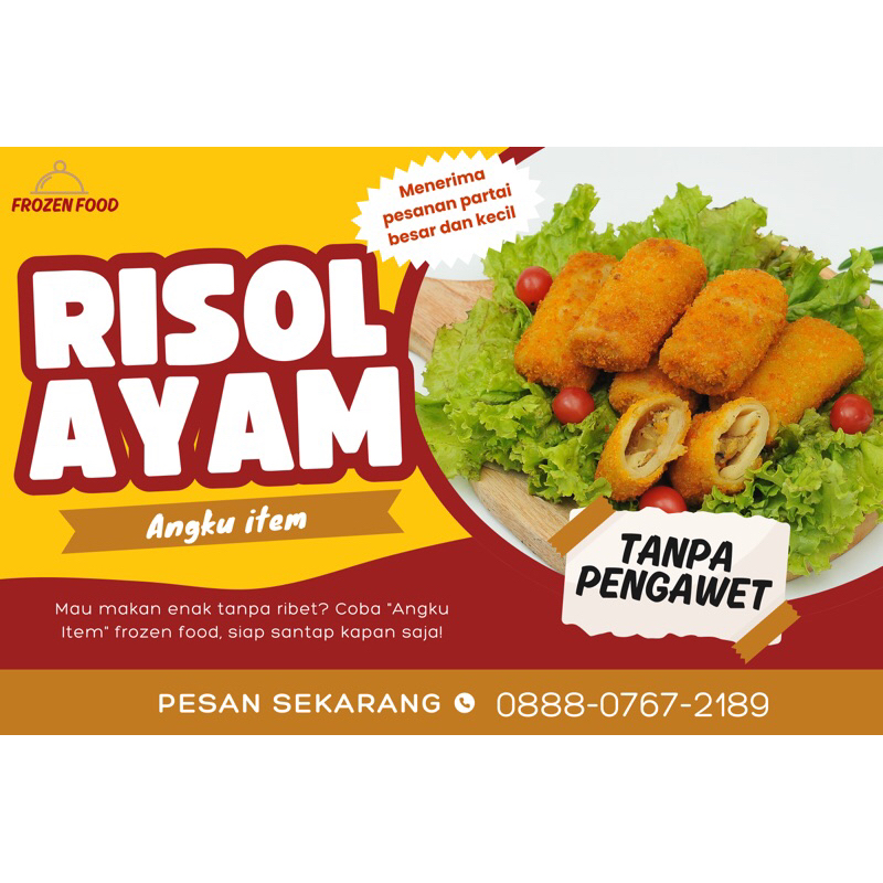 

Risol Ayam isi 6 pcs