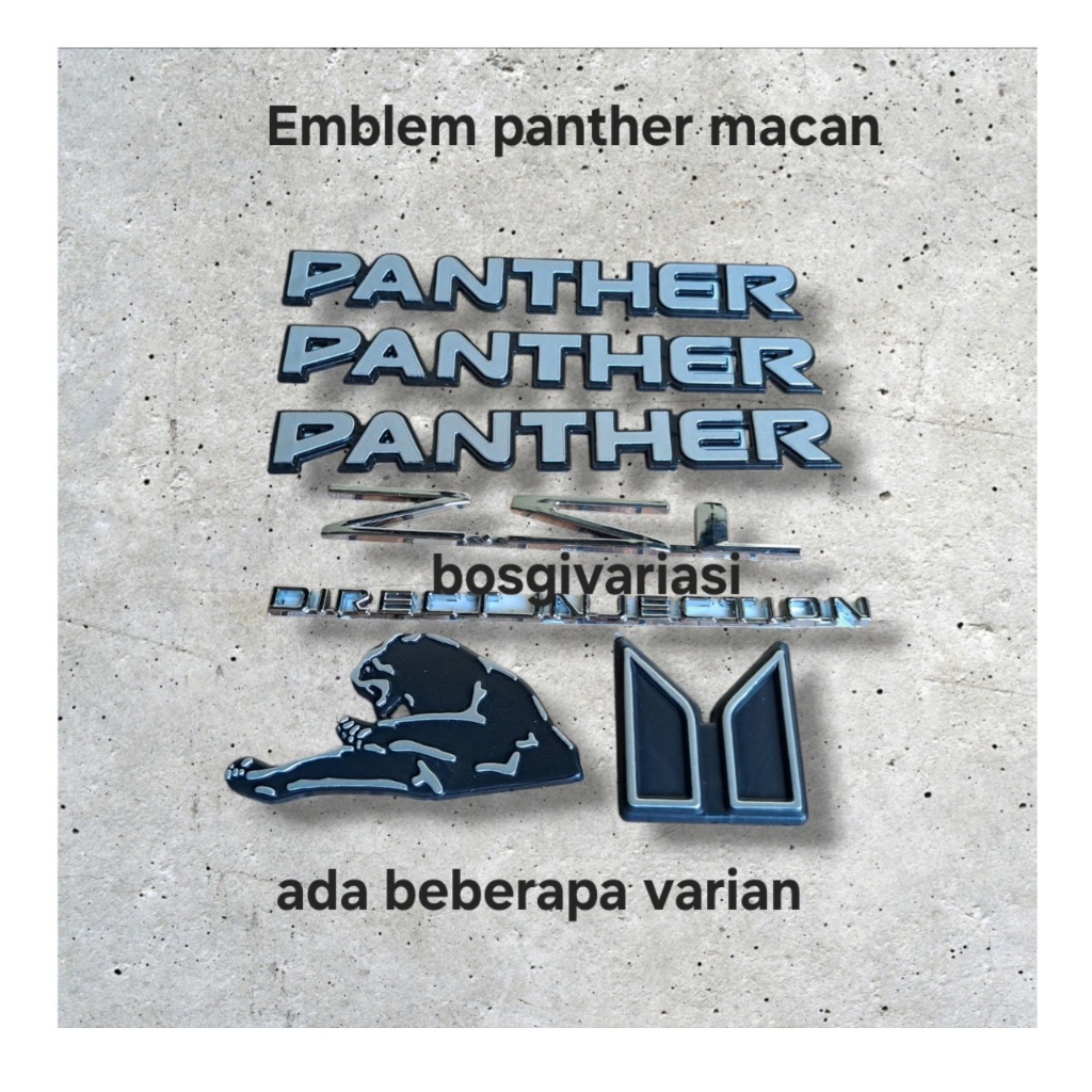 emblem Logo panther Lama / emblem panther 2.5 L macan / Logo M panther / emblem Logo M panter panthe