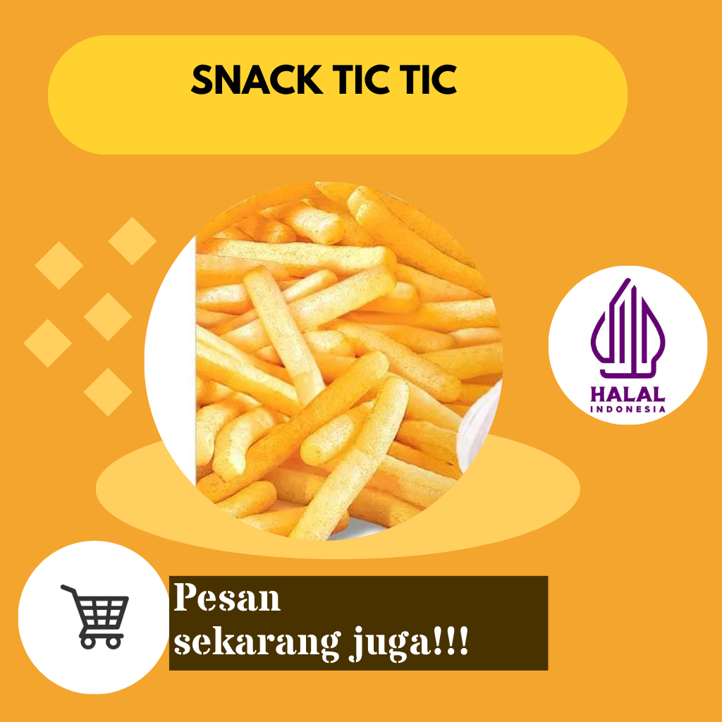 

Snack kentang tic tic Makanan ringan snack kentang 10 pcs