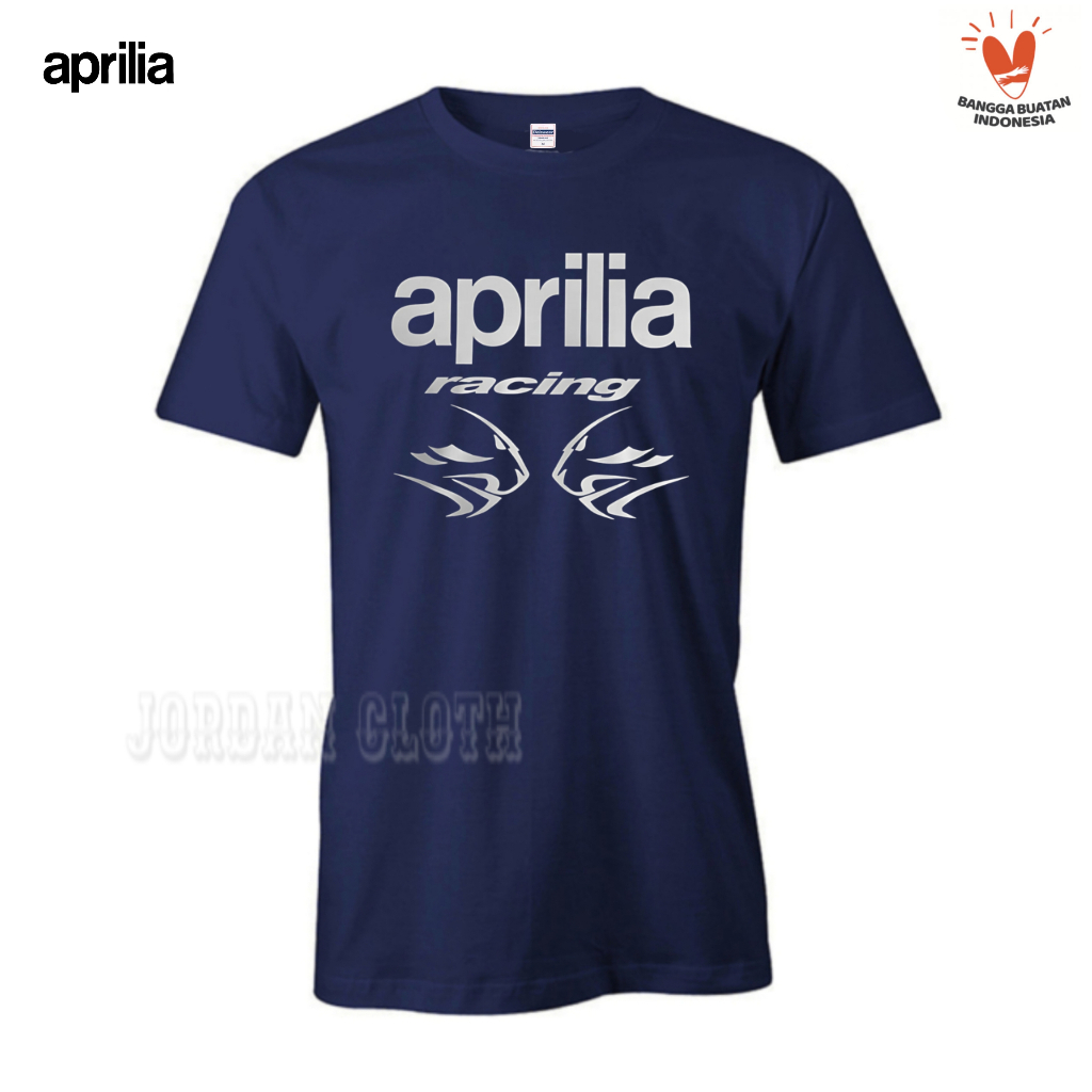 Tshirt Baju Kaos Aprilia Balap Racing
