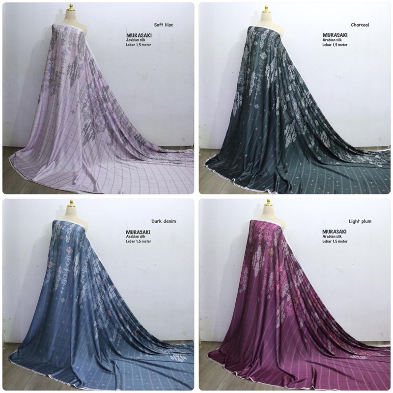 kain arabian/kain arabian motif/kain silk/kain silk motif/kain arabian/kain gamis/murasaki