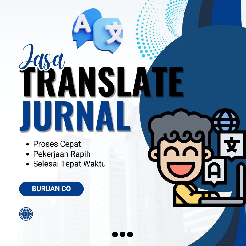 Jasa Translate Jurnal Bahasa Inggris–Indonesia / Indonesia–Inggris