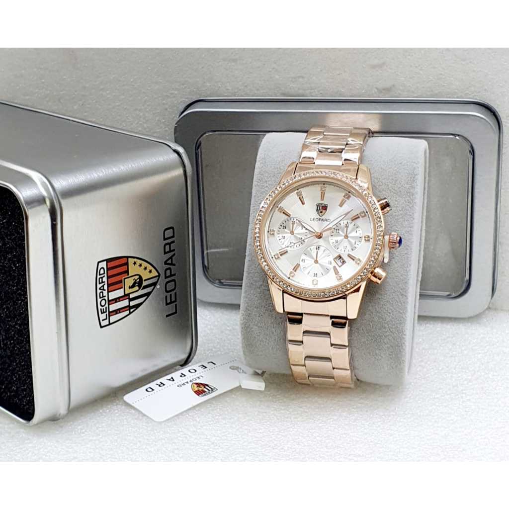 Leopard K121 Jam Tangan Wanita Original Anti Air