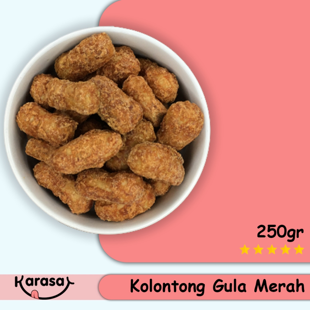 

Kolontong Gula Merah 250gr - Cemilan Jadul Manis Renyah - Karasa