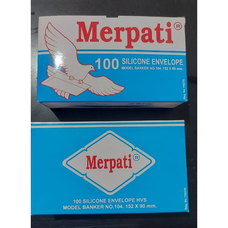 

Amplop Merpati Tanggung no 104. Ukuran 152x90mm.