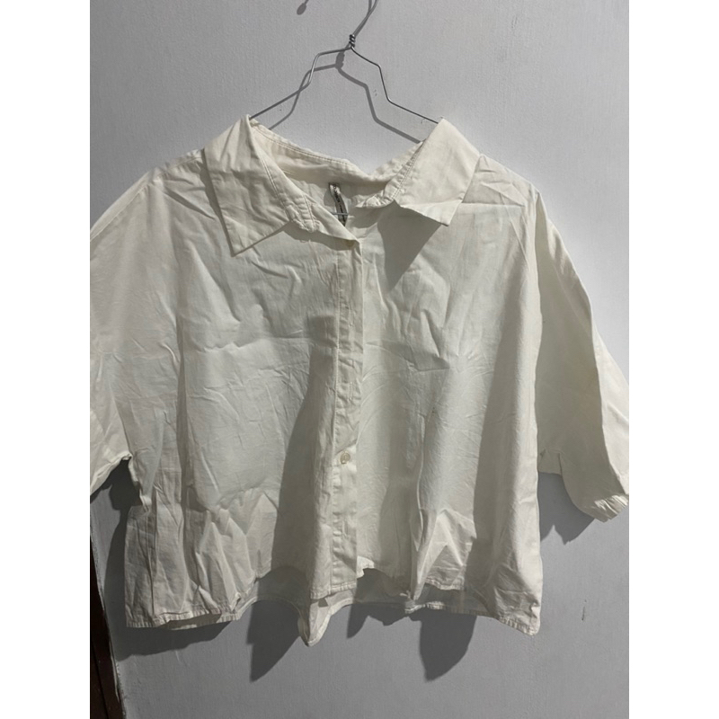 Kemeja Colorbox Putih Crop