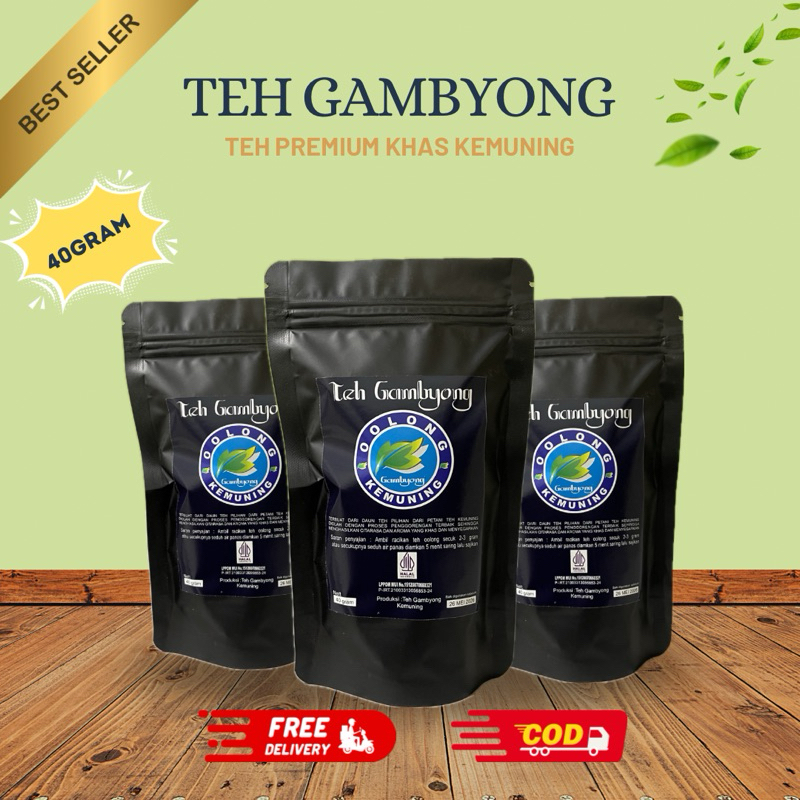 

Teh Oolong Gambyong Khas Kemuning 40gram