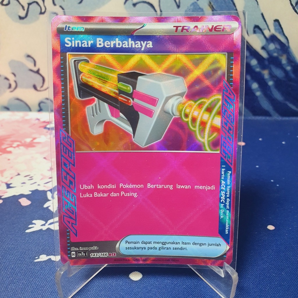 Sinar Berbahaya ACE sv7s 143/166 Pokemon TCG Indonesia Bimbingan Rasi