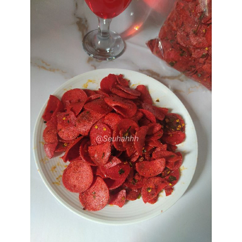 

SOSRENG Sosis Goreng renyah Pedas Daun Jeruk 1kg