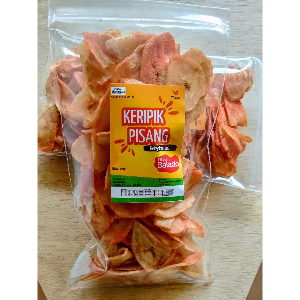 

KERIPIK PISANG KAPAS 150gr [Gurih, Manis, Balado, Ayam Barbeque, Rumput Laut] Kawanan Rasa