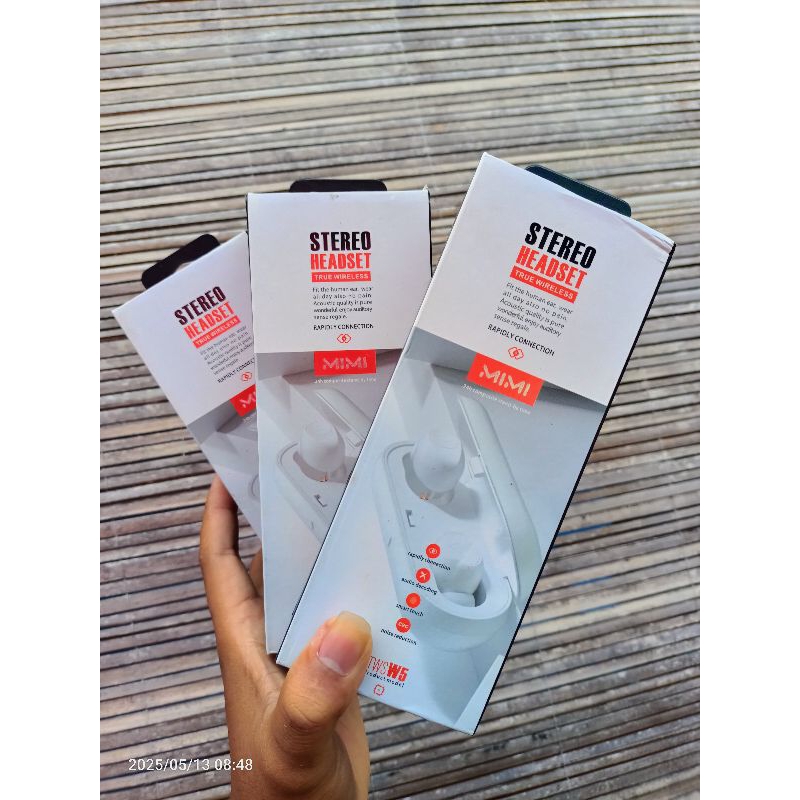 Seterio Headset Ture Wireless Seterio Mimi TwsW5