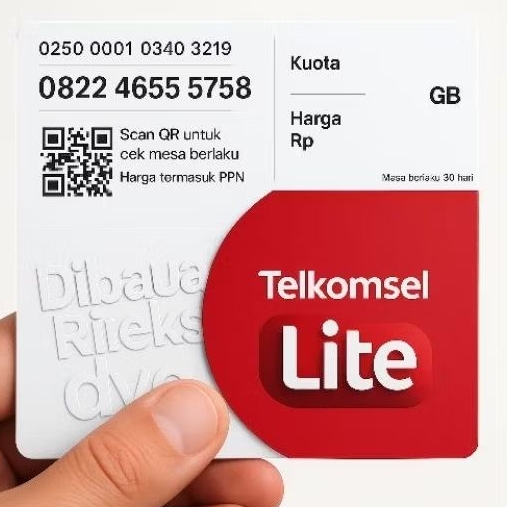 NO CANTIK TELKOMSEL SERI MAJU MAPAN 4655 5758