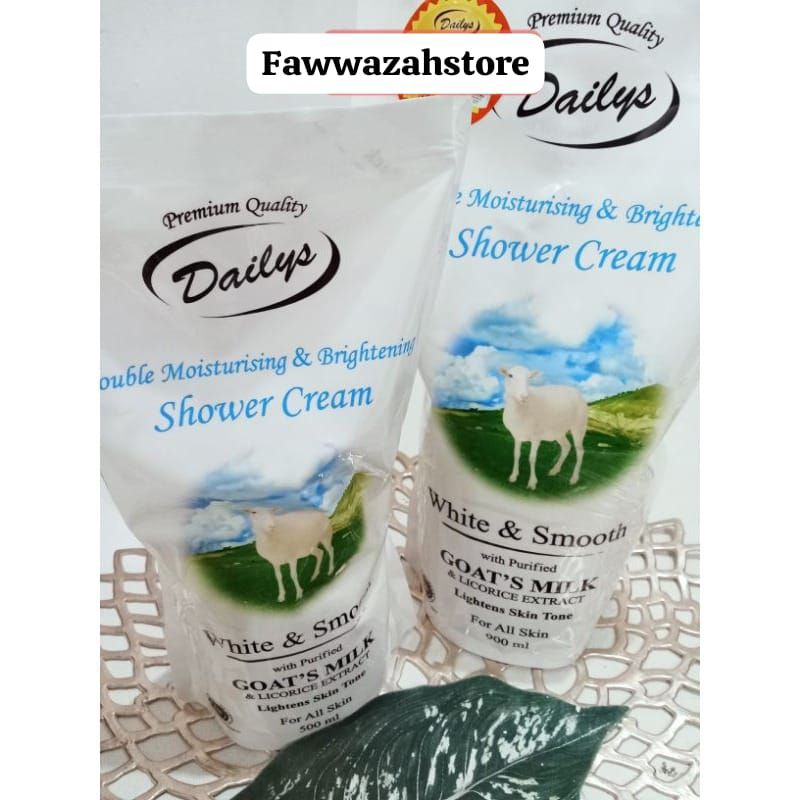 Sabun Susu Kambing Dailys Shower Cream Refill Goat's Milk Super Premium Shower Cream
