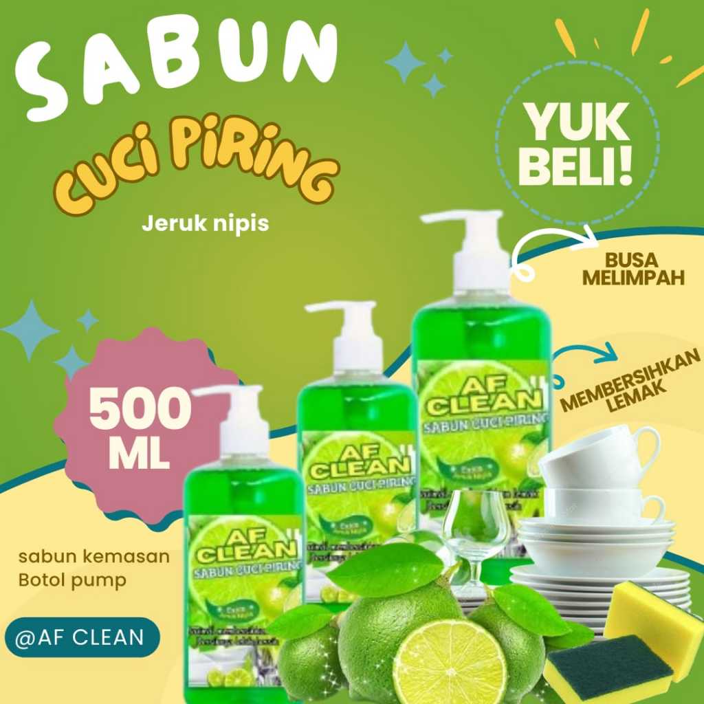Sabun Cuci Piring Botol Pump 500ml