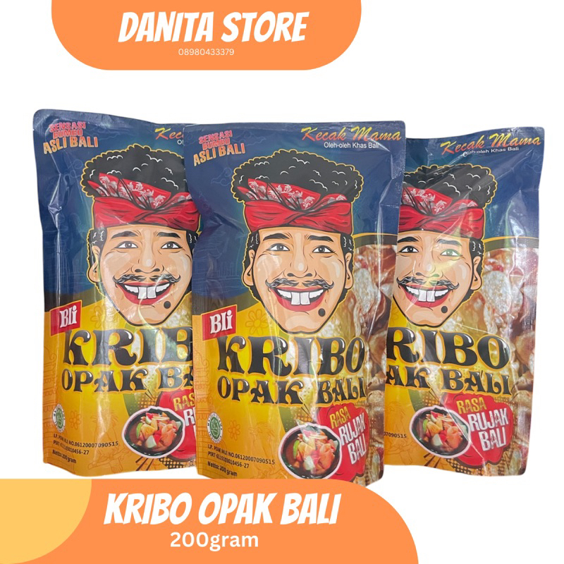 

[DANITA] KECAK MAMA OPAK KRIBO BALI | 200GR