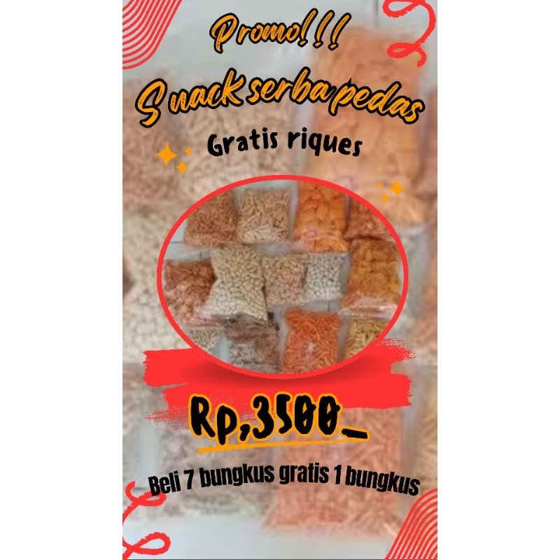 

snack seba gurih / asin cemilan nya ke luarga