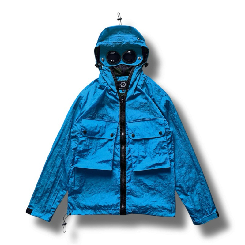 OUTFIRM - Goggle Jaket Nylon “WARNEST” Petrol