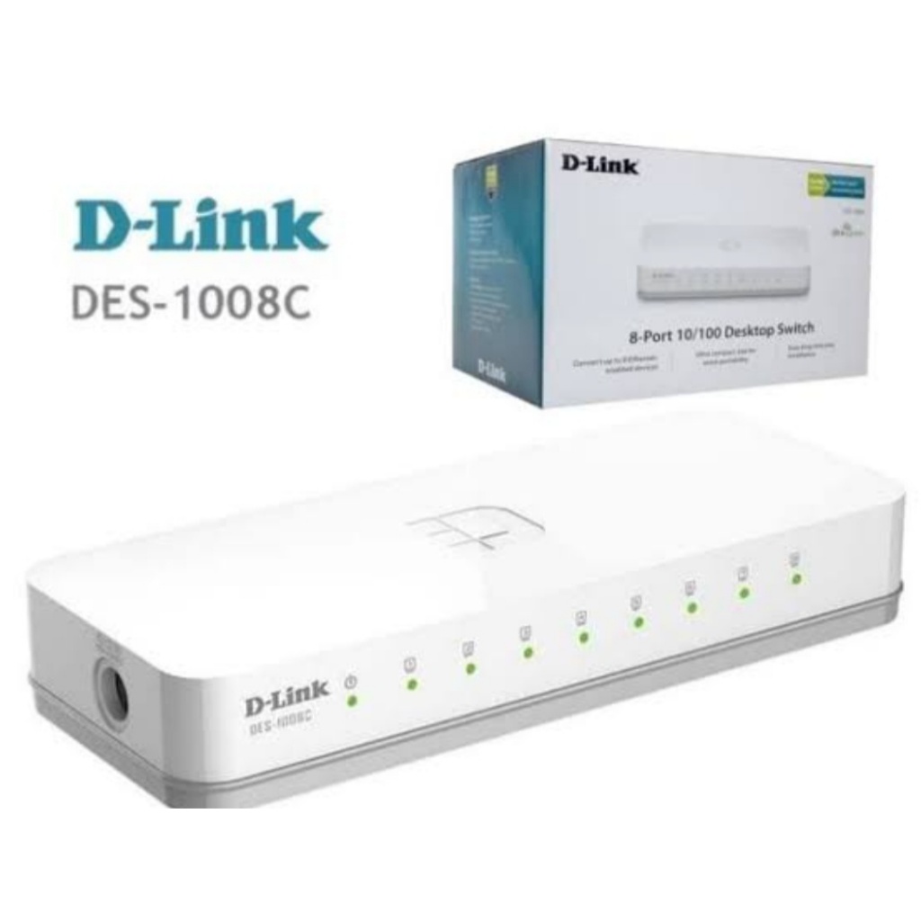 D-Link Switch Hub 8Port DES-1008C