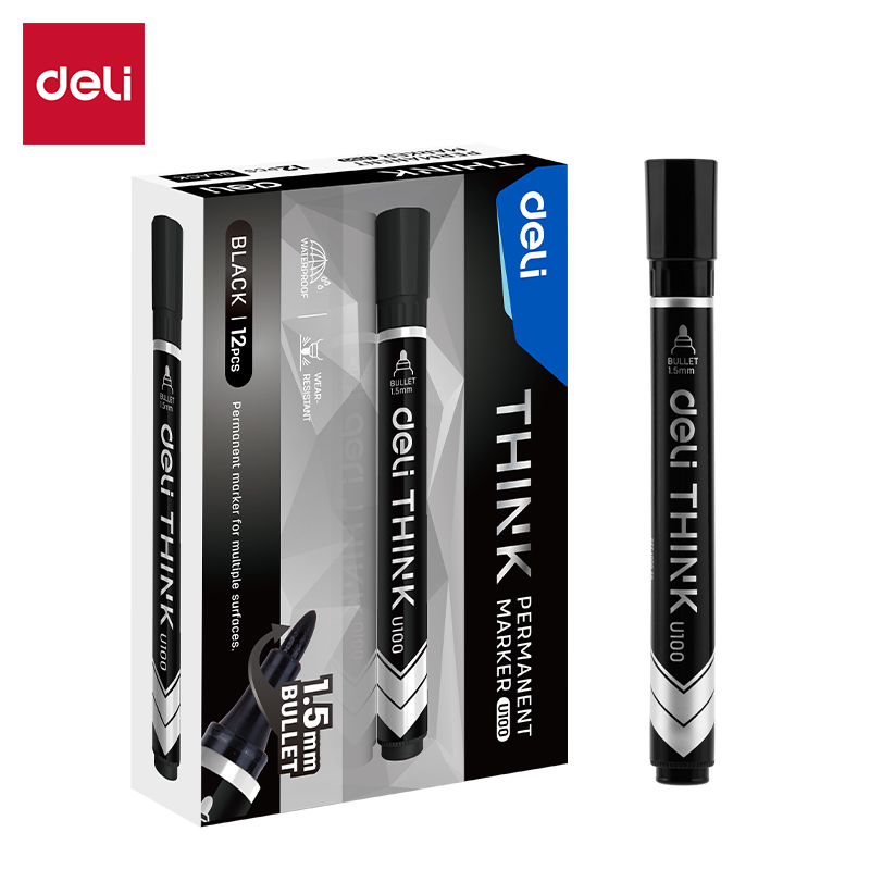 

Deli Permanent Marker Spidol Permanen U10020