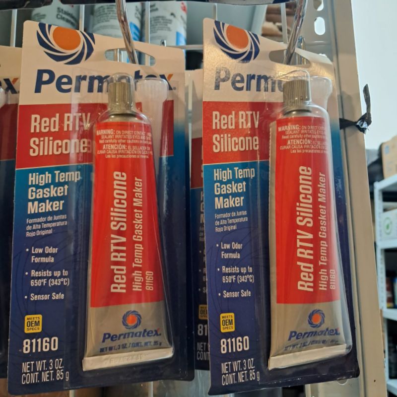 Lem Permatex Red Gasket High Temp Gasket maker 85gr