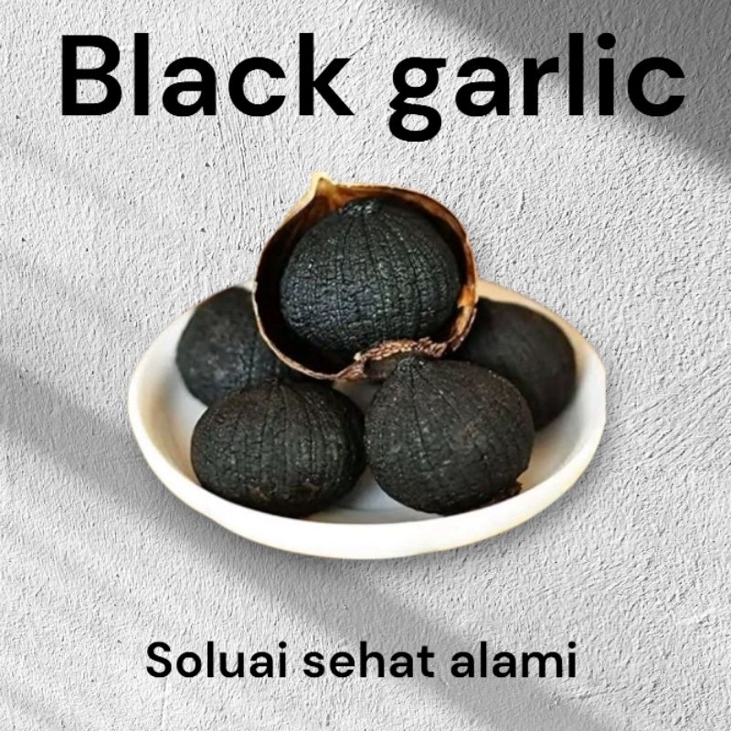 

Bawang hitam Black garlic lanang super 250 gram herbal alami