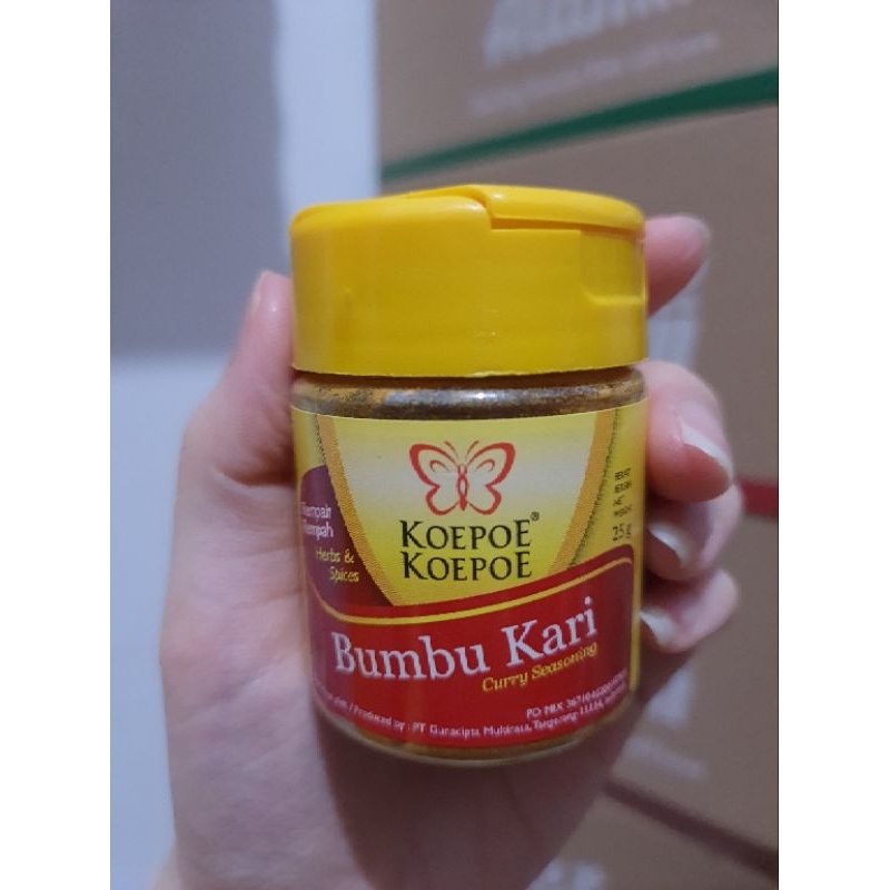 

KOEPOE KOEPOE BUMBU KARI 25GR REMPAH REMPAH