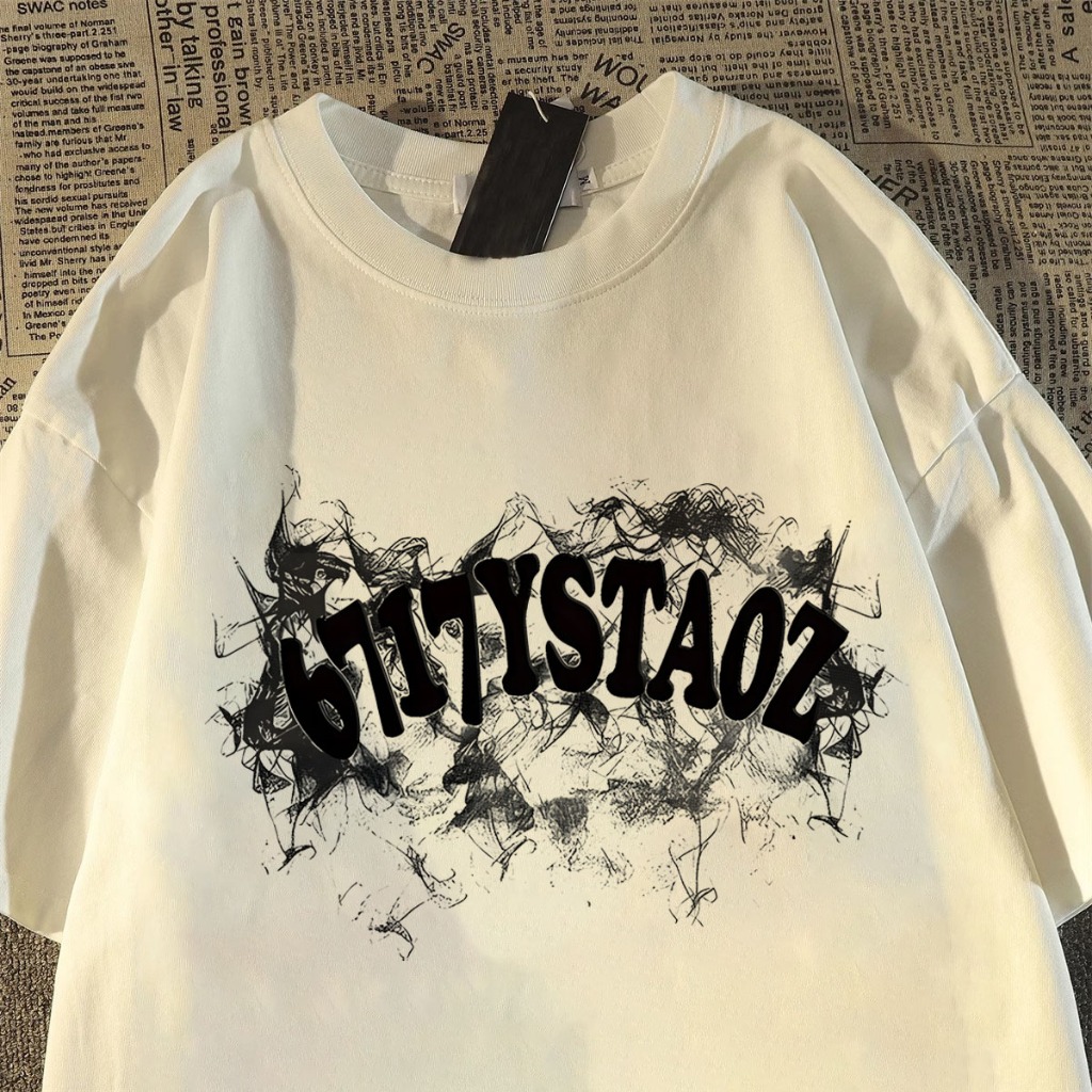 TINY Tshirt Oversize Baju Kaos Pria Distro Original 100% Tebal merokok Bahasa inggris pencetakan Gay
