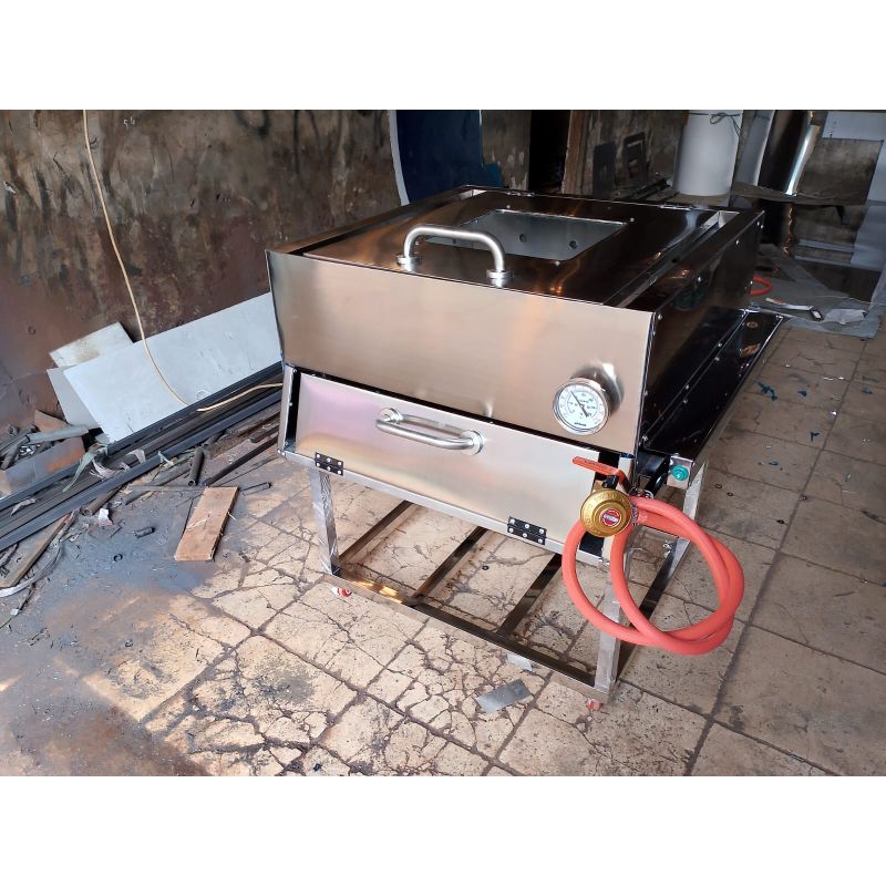 Oven Gas Otomatis Untuk  Bika Ambon Ukuran 70x70