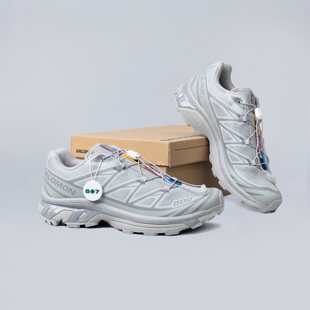Salomon XT6 Ghost Grey White