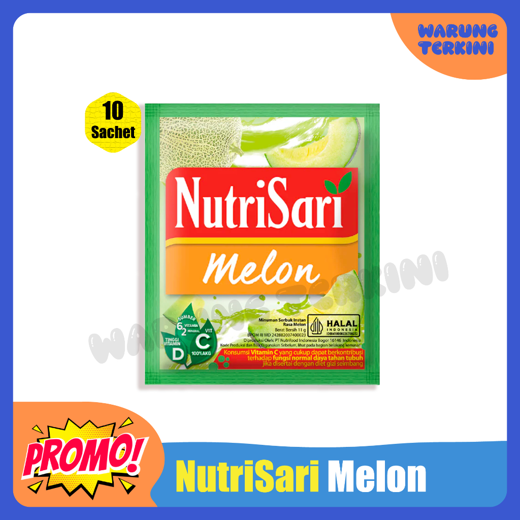 

Nutrisari Melon 1 Renceng || Minuman Menyegarkan