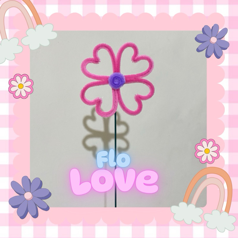 [[ LOVE SERIES ]] Bunga Kawat Bulu Satuan / Bunga Kawat Bulu 1 Tangkai / Bunga Kawat Bulu Pertangkai