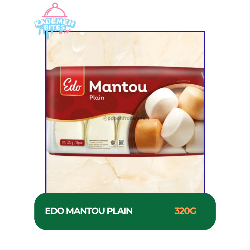 

Edo Mantou Plain 320gr isi 8 pcs