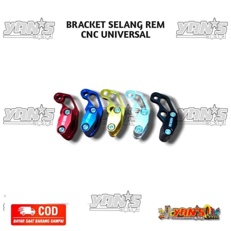 BRACKET BREKET CAPIT KLEM KLEMAN SELANG REM KABEL KILOMETER MOTOR CNC