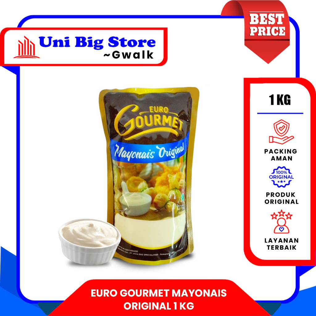 EURO GOURMET MAYONAIS MAYONNAISE ORIGINAL - 1 kg