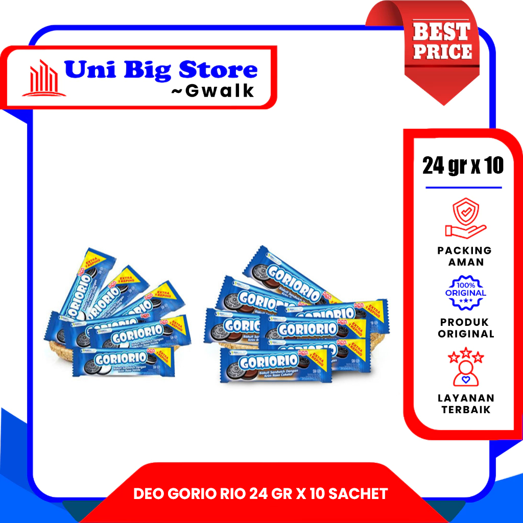 

DEO GORIORIO BISKUIT VANILLA & CHOCOLATE RENTENG - (24 gr x 10 pcs)