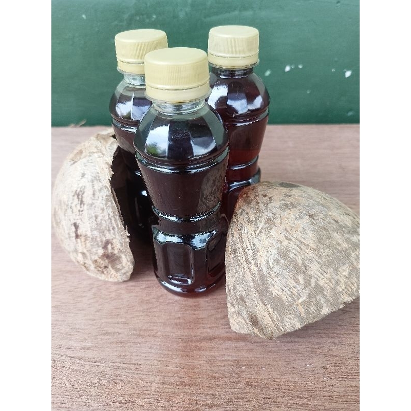 Asap Cair / Cuka kayu batok kelapa Grade C murni tanpa campuran. 200ml