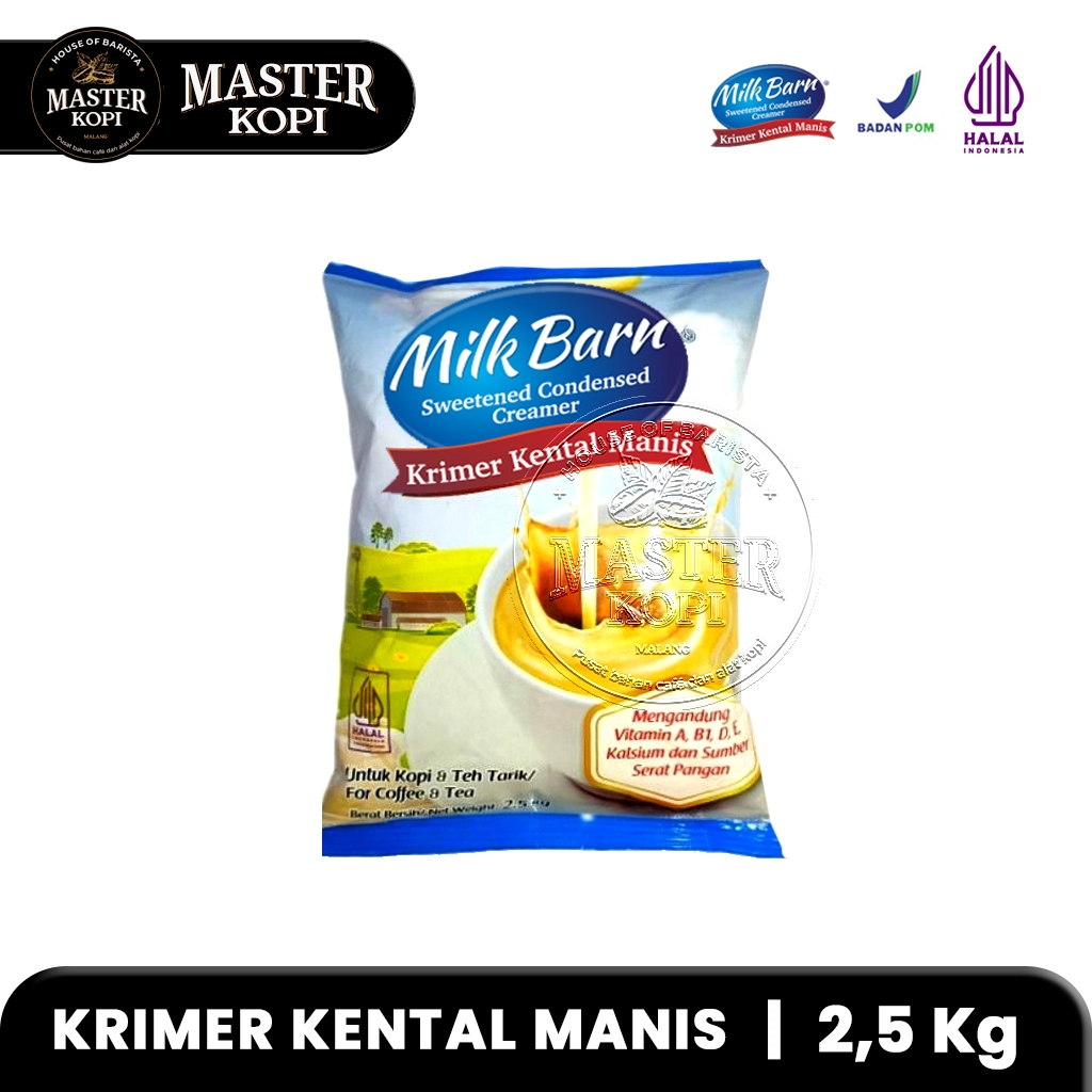 

Krimer Kental Manis Milk Barn / Susu Krimer - Pouch 2,5 Kg
