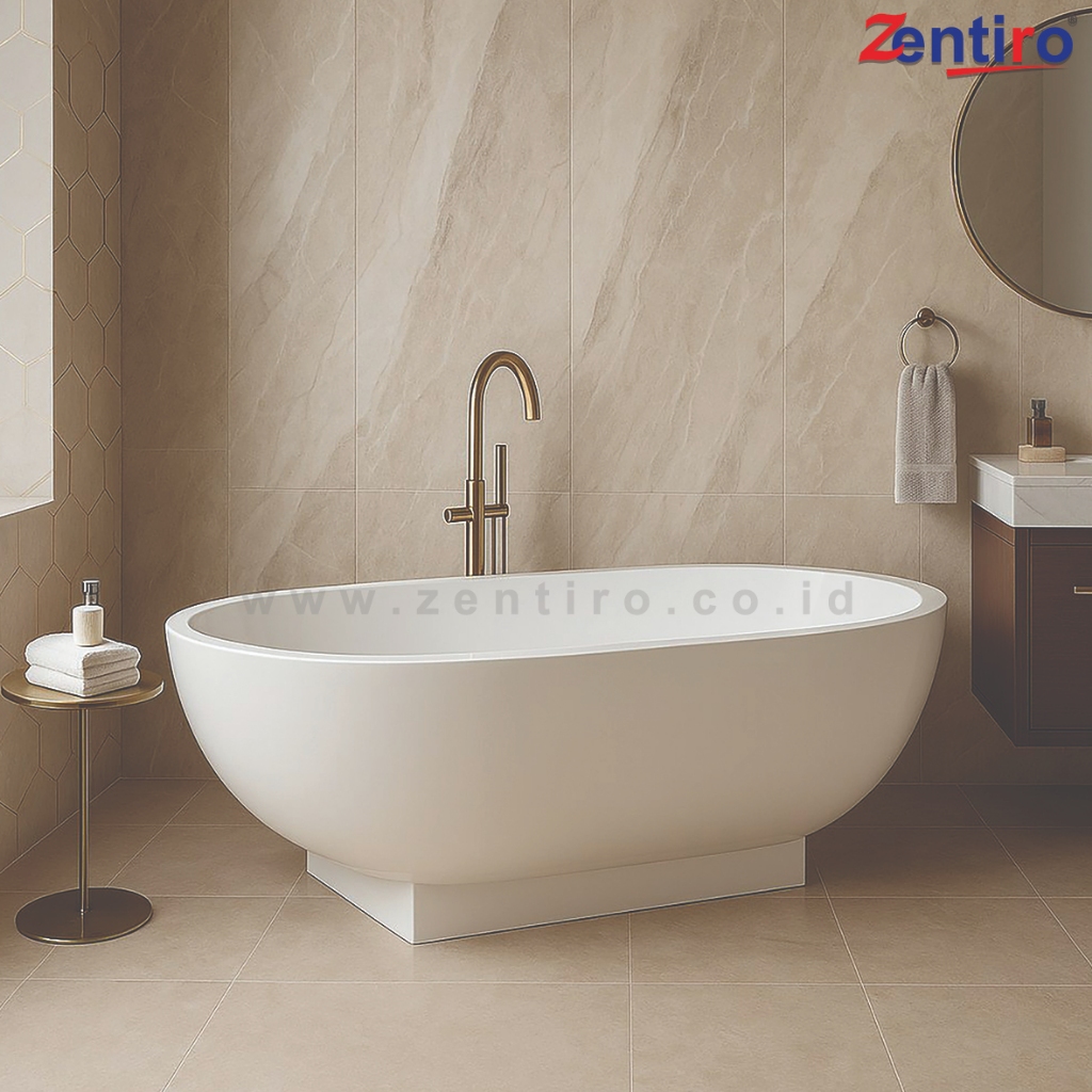 ZENTIRO Bathtub Free Standing Bold | Bathtub Marble Standing