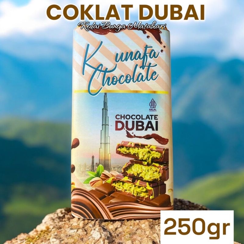 

COKLAT DUBAI JUMBO KUNAFA CRISPY 250GRAM / COKELAT ENAK