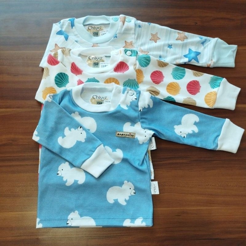 CHIYO | CHIYO BAJU BABY GIRL LENGAN PANJANG PENDEK OBLONG | BAJU BAYI MURAH