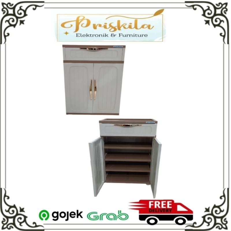 Rak Sepatu Plastik Olymplast / Furniture Palembang / Priskila Elektronik
