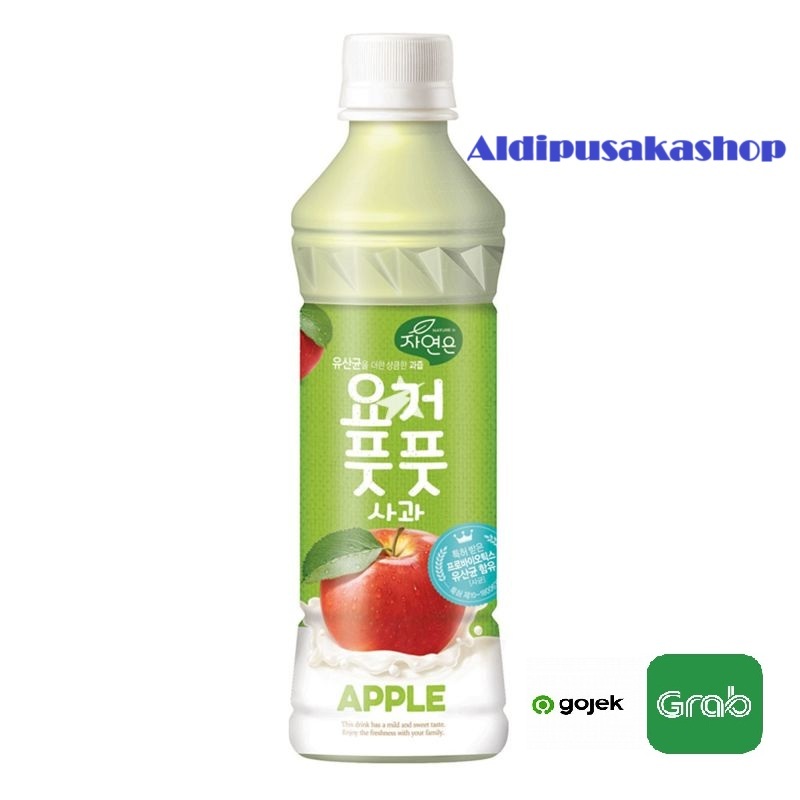 

Woongjin Zaiyeonun Yogurt Apple 340ml - Minuman Yoghurt Rasa Apel Made In Korea