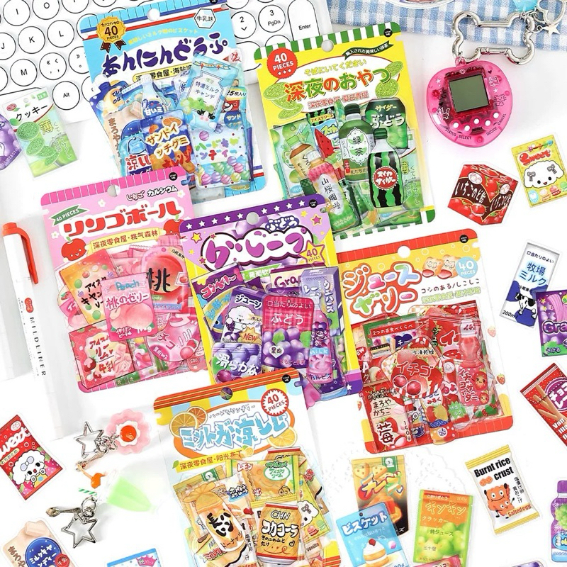 

JAPANESE SNACK FLAKES PET STICKER