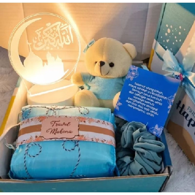 Hampers Mukena / Kado Cewek Giftbox Hijab / Hadiah Cewek