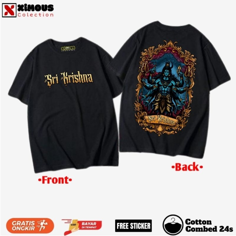 Kaos Baju Sri Krisna | Kaos Culture Bali | Culture Bali Series