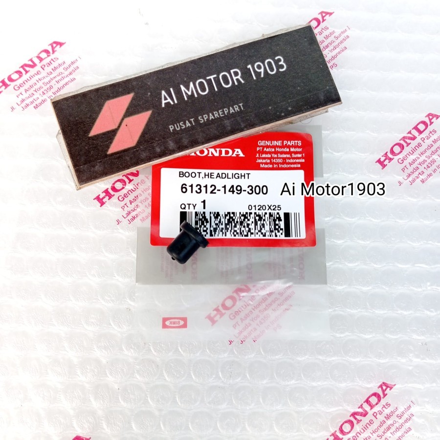 KARET TUTUP BRAKET LAMPU DEPAN SPAKBOR C125 CBR250R CBR150R ADV GL CB150 X CB150 R AHM 61312-149-300