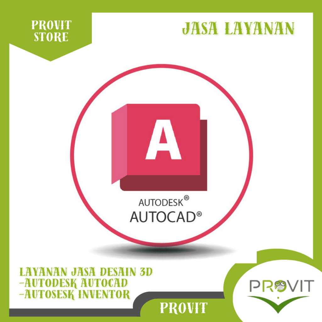 LAYANAN JASA DESAIN AUTODESK AUTOCAD, AUTODESK INVENTOR 3D